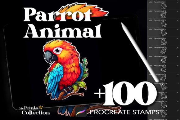 100+ Procreate Parrot Stamps: Elevate Your Digital Art