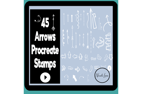 45 Procreate Arrows Stamps: Streamlining Your Digital Design