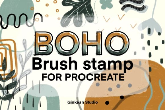 Abstract Shape Brush Stamps for Procreate: A Creative Toolkit