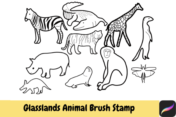 Bring the Savanna to Your Canvas with Procreate Stamps