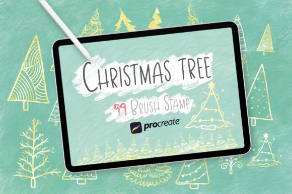 Christmas Tree Set Brushes for Procreate: Your Ultimate Holiday Design Toolkit