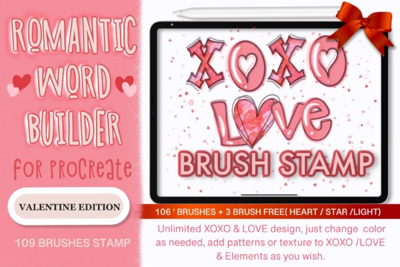 Crafting Romance: A Guide to XOXO Love Procreate Stamps