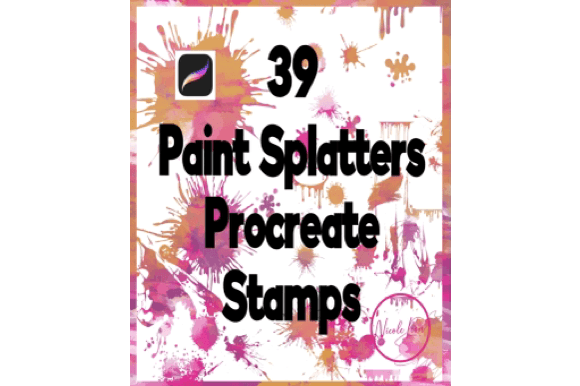 Dynamic Visual Energy: Using Procreate Paint Splatters