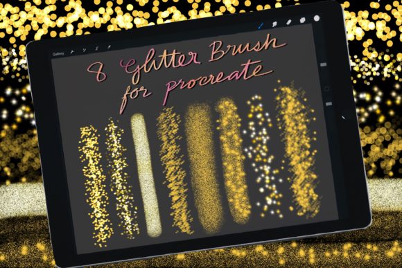 Elevate Your iPad Art with Glitter Brushes for Procreate