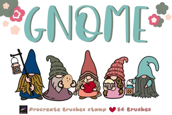 GNOME Procreate Brushes Stamp: Enchanting Digital Assets