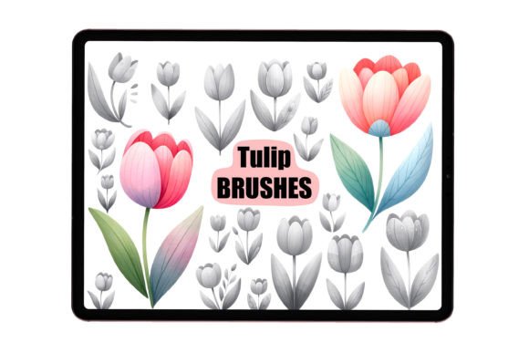 Tulip Flower Procreate Brushes: Beyond the Stamp