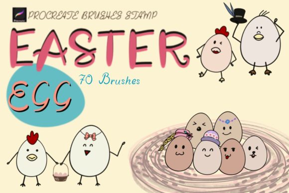 Unlocking Spring Creativity with EASTER EGG Procreate Brushes Stamp